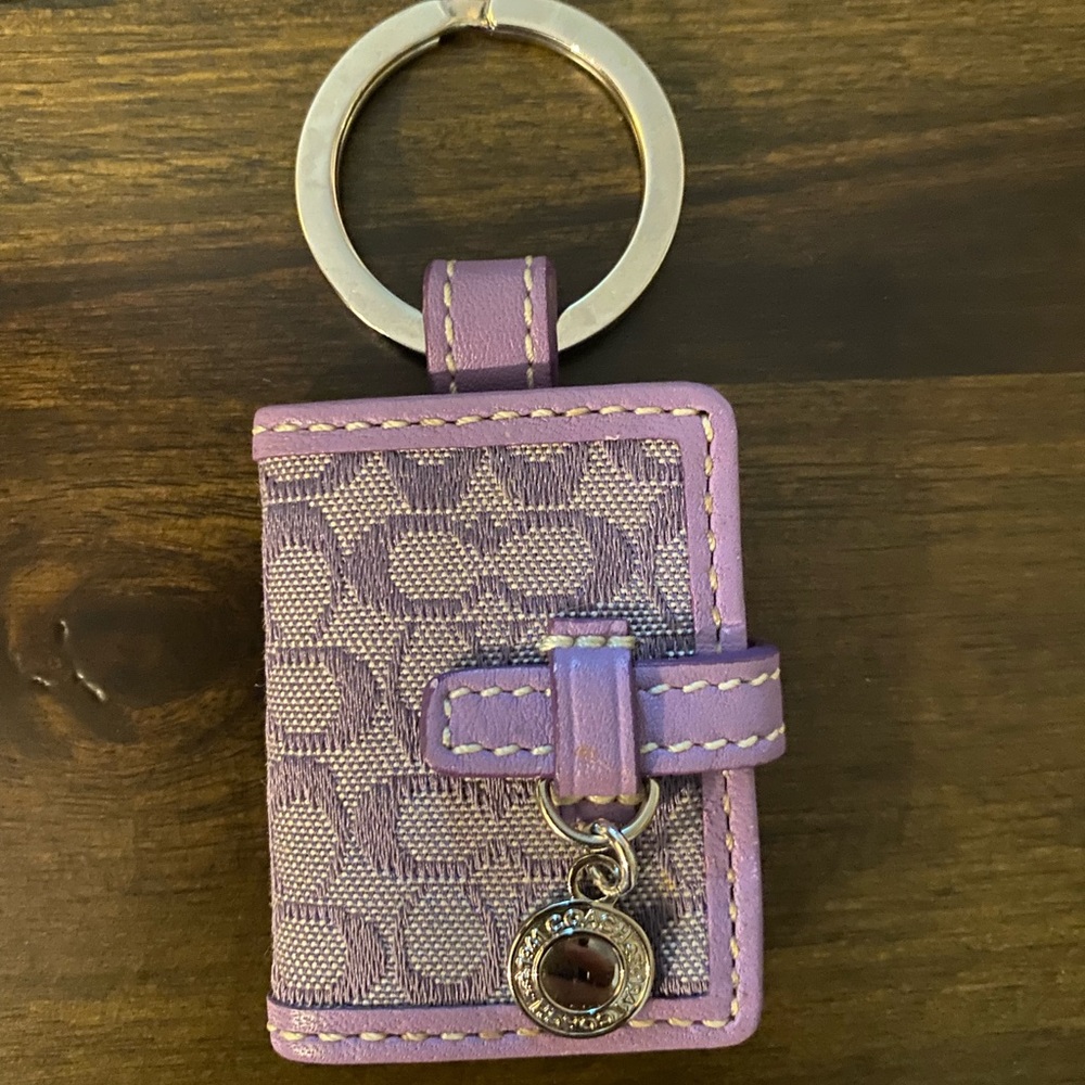 Coach Photo Keychain